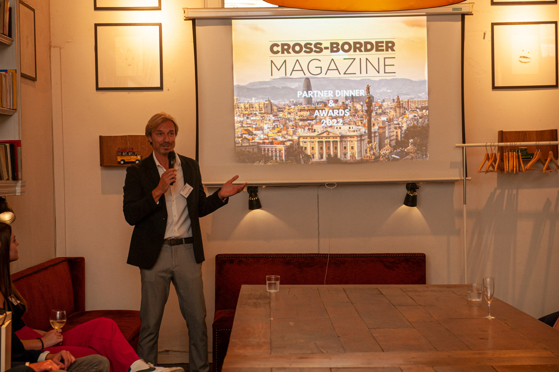 Jeroen Leenders, fundador de la revista Cross-Border Magazine