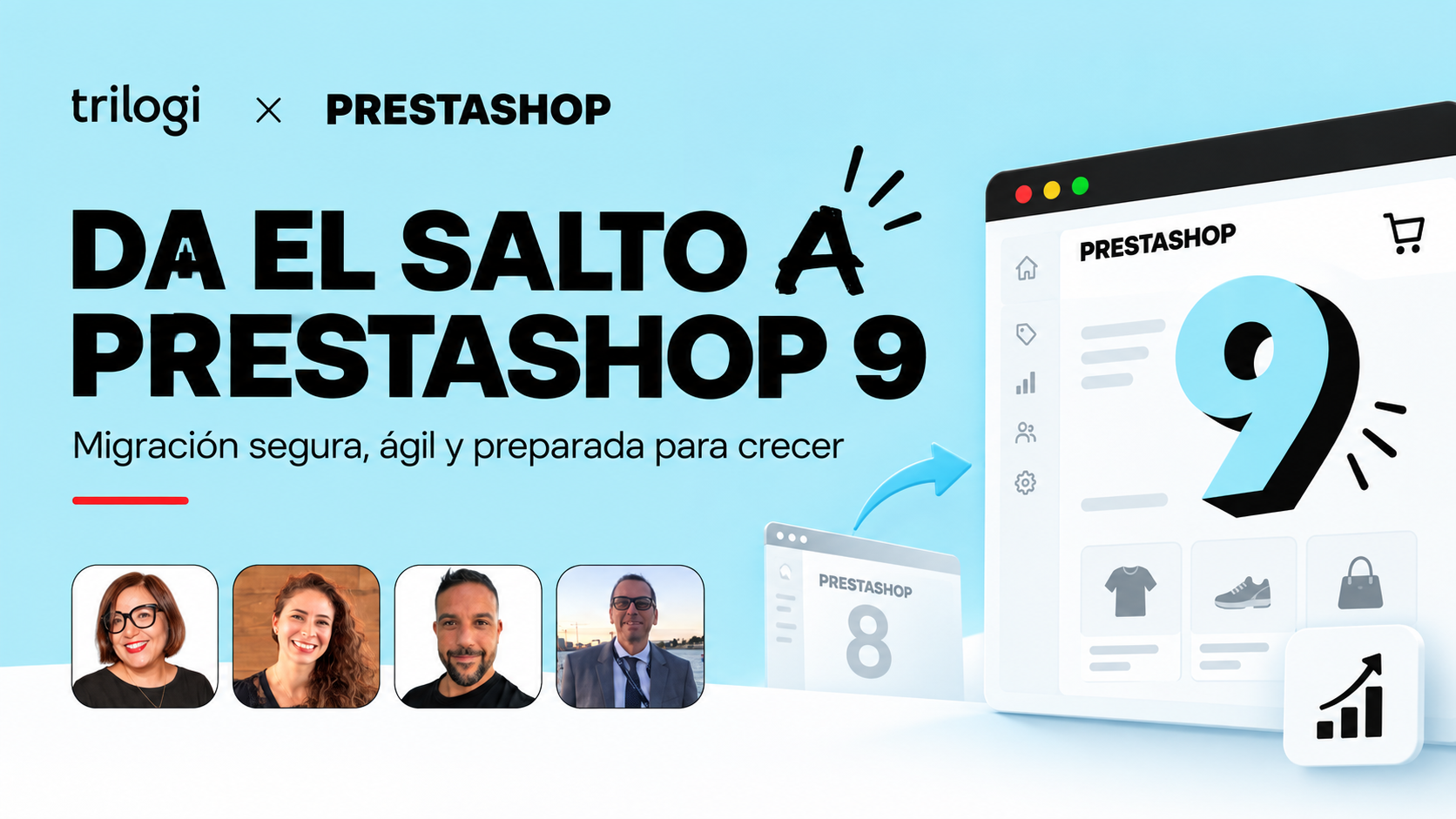 Da el salto a PrestaShop 9 - Trilogi